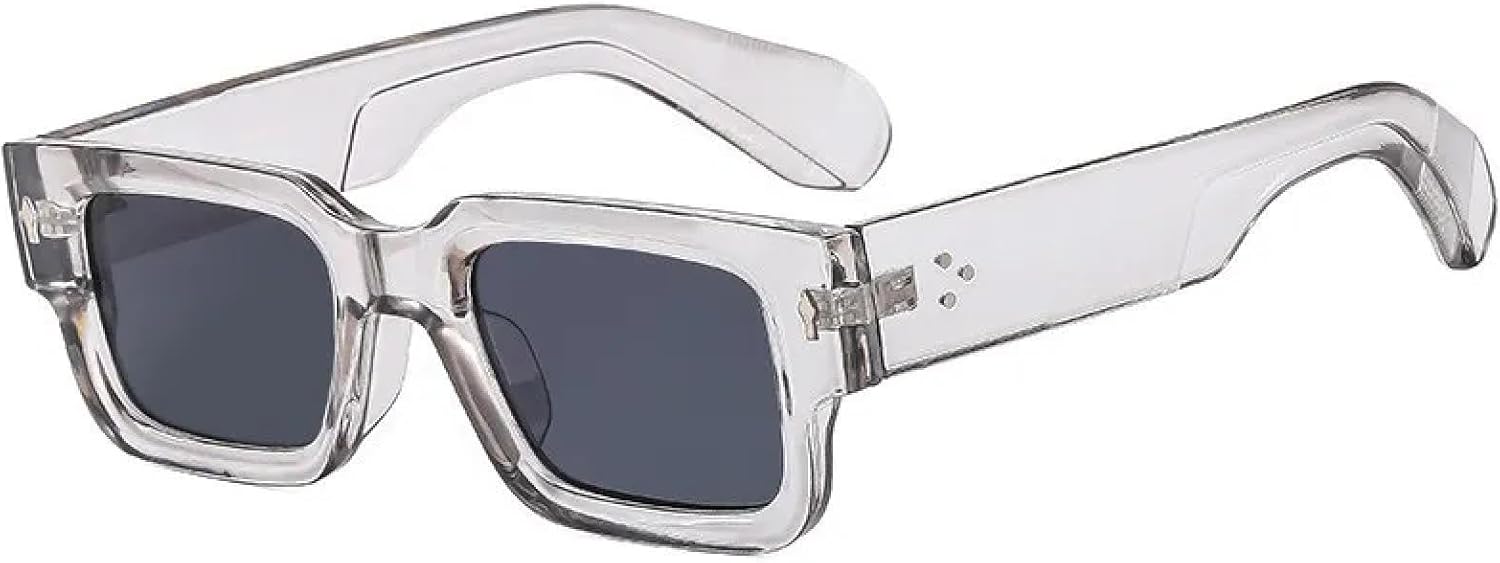 

Солнцезащитные очки с защитой от УФ-излучения UV400 | Легкая оправа | Для женщин и мужчин | Для занятий спортом на открытом воздухе и вождения DSVIGF, Transparent Grey