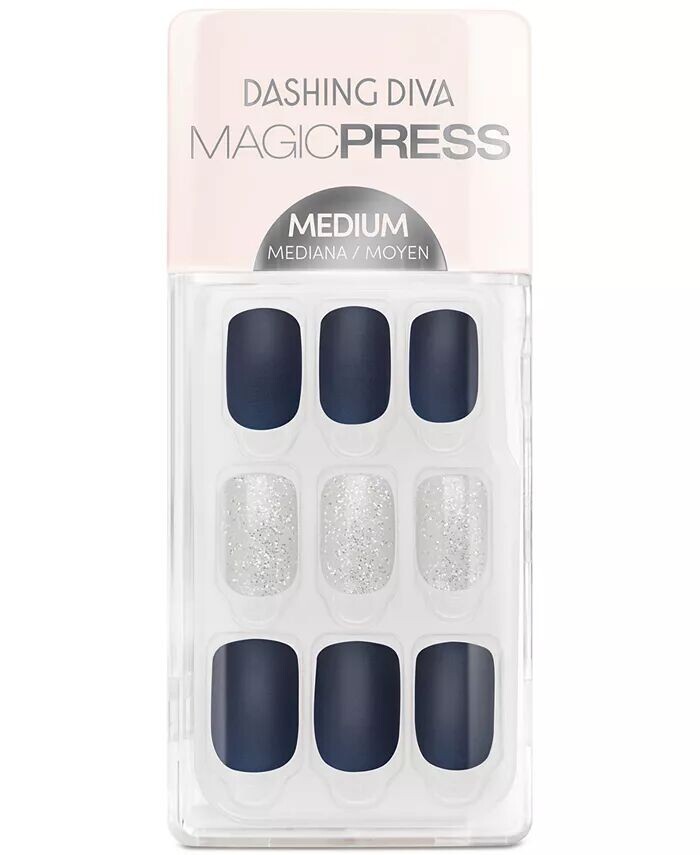 

Накладные гелевые ногти MAGICPRESS - Marine Dream Dashing Diva, цвет Marine Dream