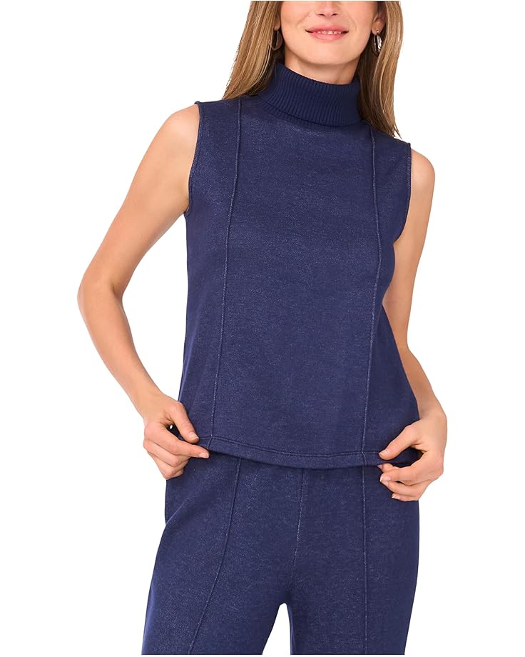 

Женский свитер Vince Camuto Sleeveless Ribbed Turtleneck Tank, Dusk