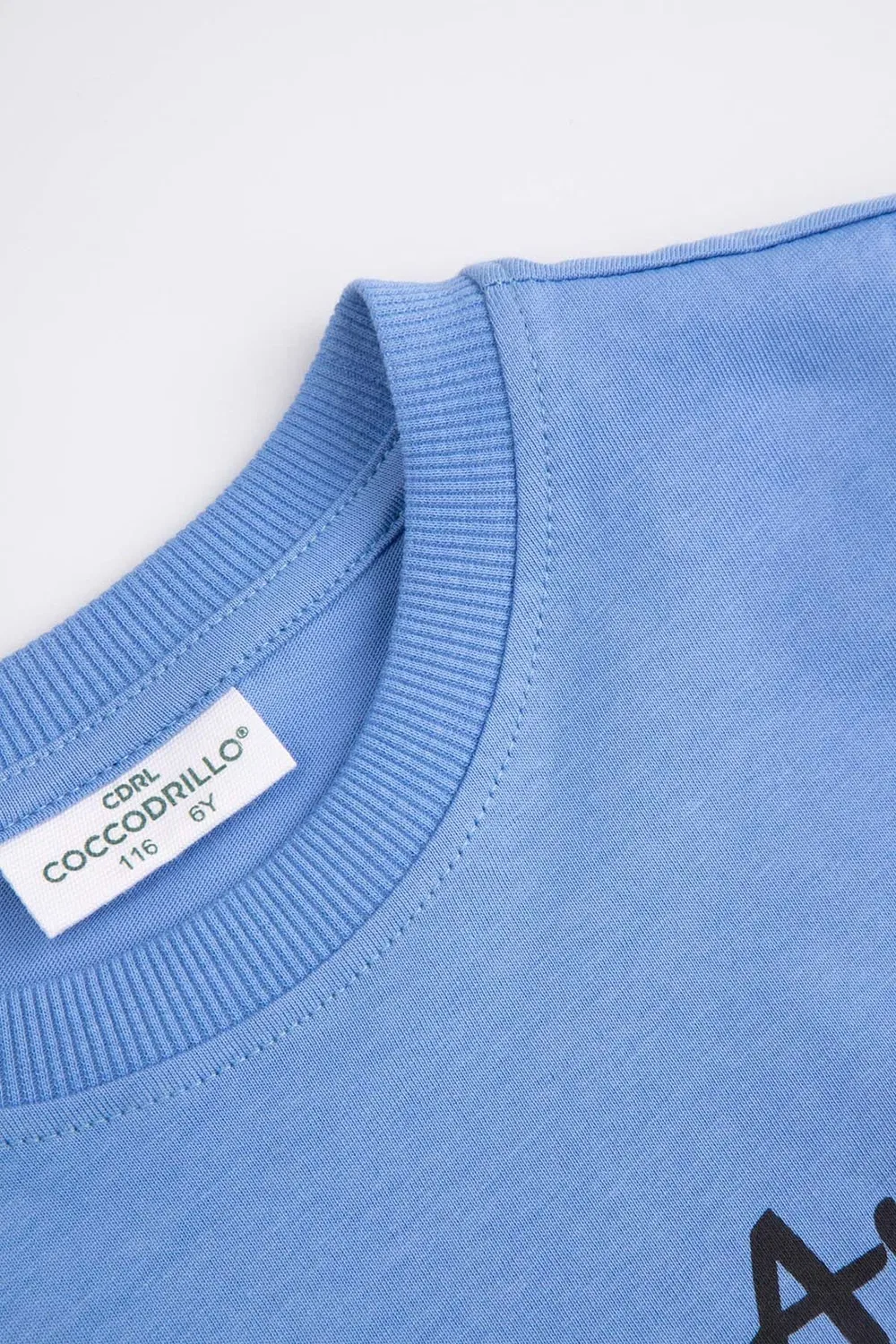 Футболка с коротким рукавом, морской принт, Coccodrillo, синий — фото 3