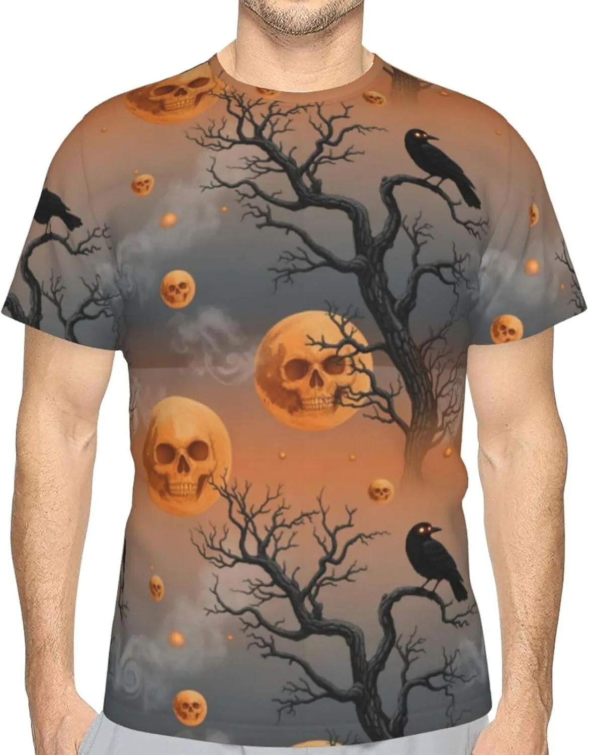 

Футболка мужская Supdreamc Casual Crew Neck, короткий рукав