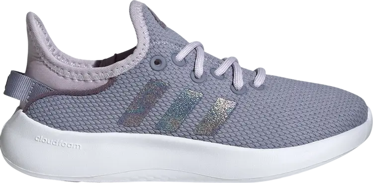 

Кроссовки Cloudfoam Pure Big Kid 'Silver Violet Glitter', серый