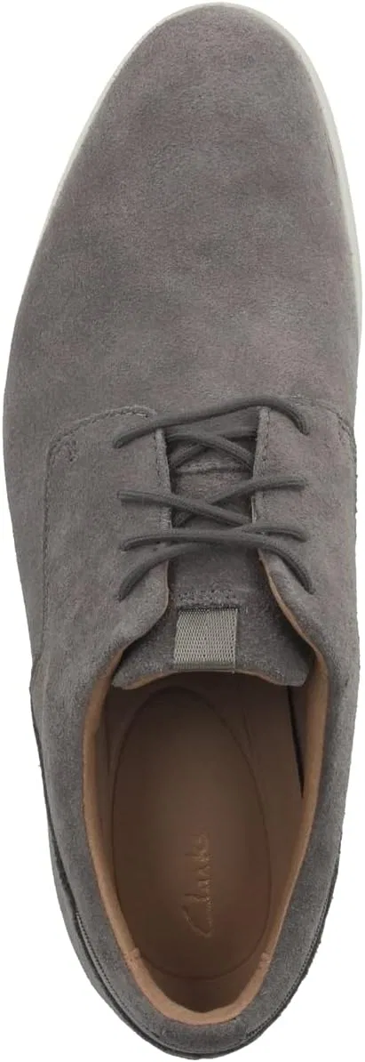 Мужские туфли-дерби Clarks Vennor Walk, Grey Suede — фото 2