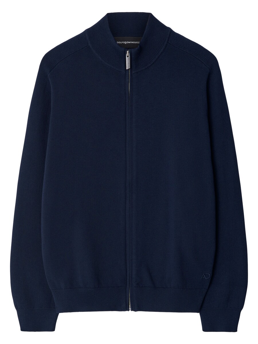 

Вязаный кардиган Adolfo Dominguez Knit Cardigan, морской синий