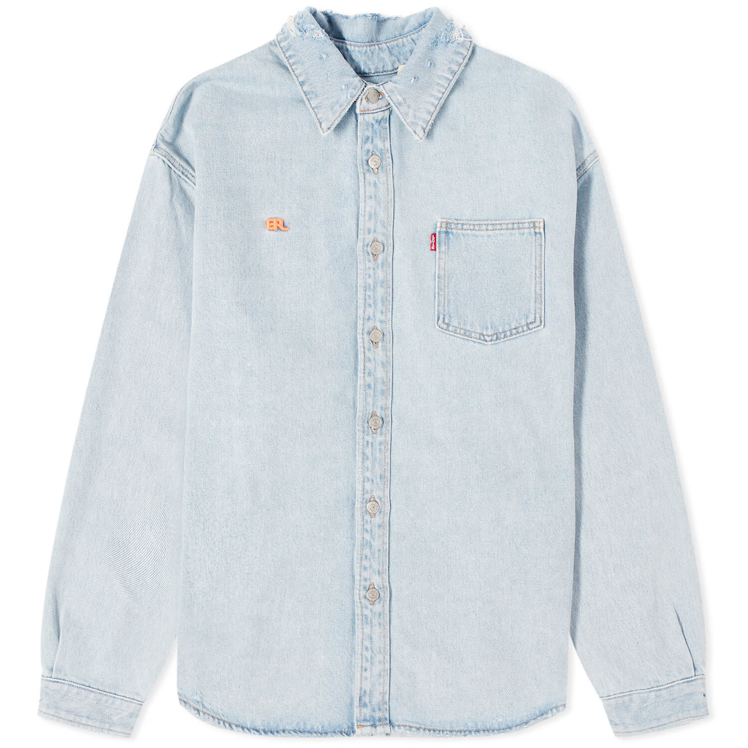 

Рубашка Erl X Levis Overshirt, синий