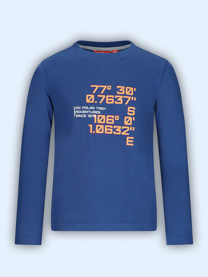 

Tygo & Vito Футболка с длинными рукавами "Макс" синего цвета