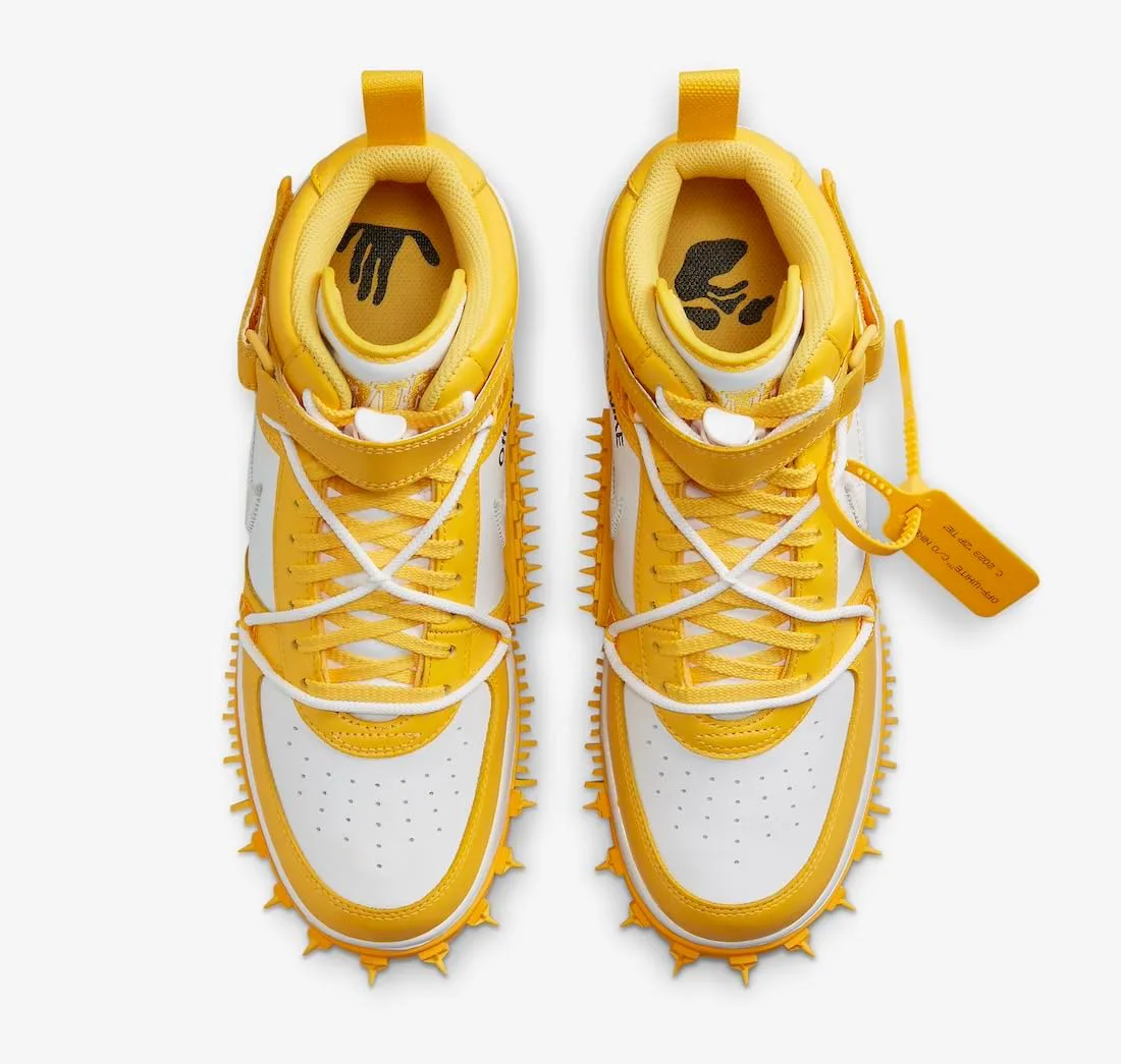 Мужские кроссовки Nike Air Force 1 Mid SP Lthr, белый — фото 4