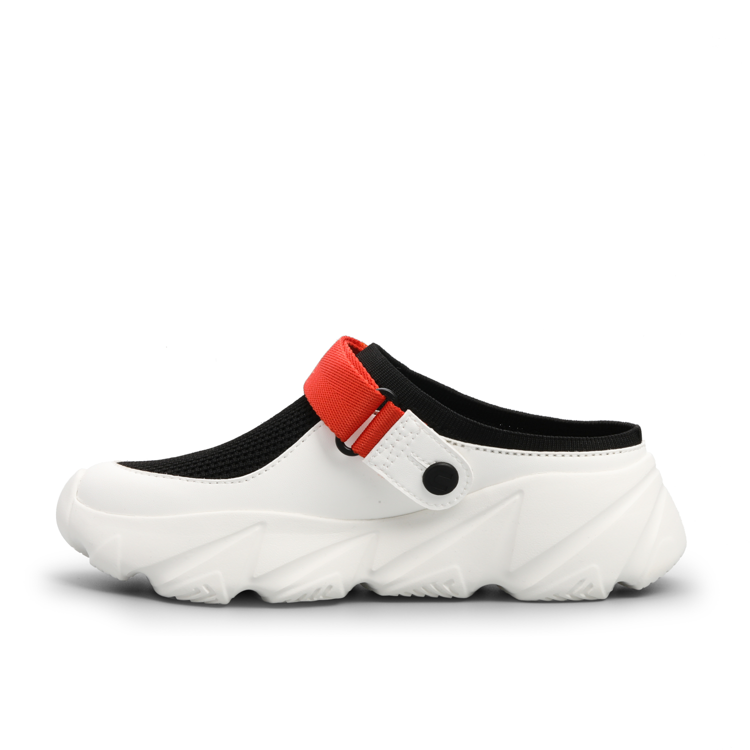 

Абразивостойкие закрытые тапочки Unisex DUOZOULU, [men's and women's]obsidian черный/оранжевый/pure белый