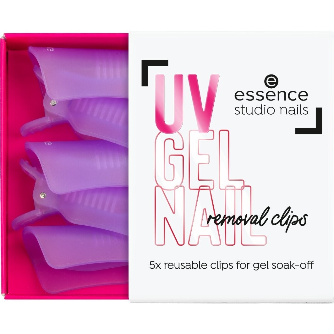 

Жидкость для снятия лака studio nails uv gel nail removal clips Essence, количество 1 шт.