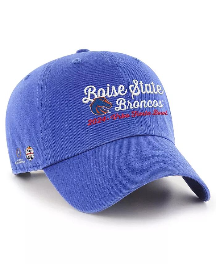 

Мужская регулируемая кепка Royal Boise State Broncos College Football Playoff 2024 Fiesta Bowl Clean Up '47 Brand