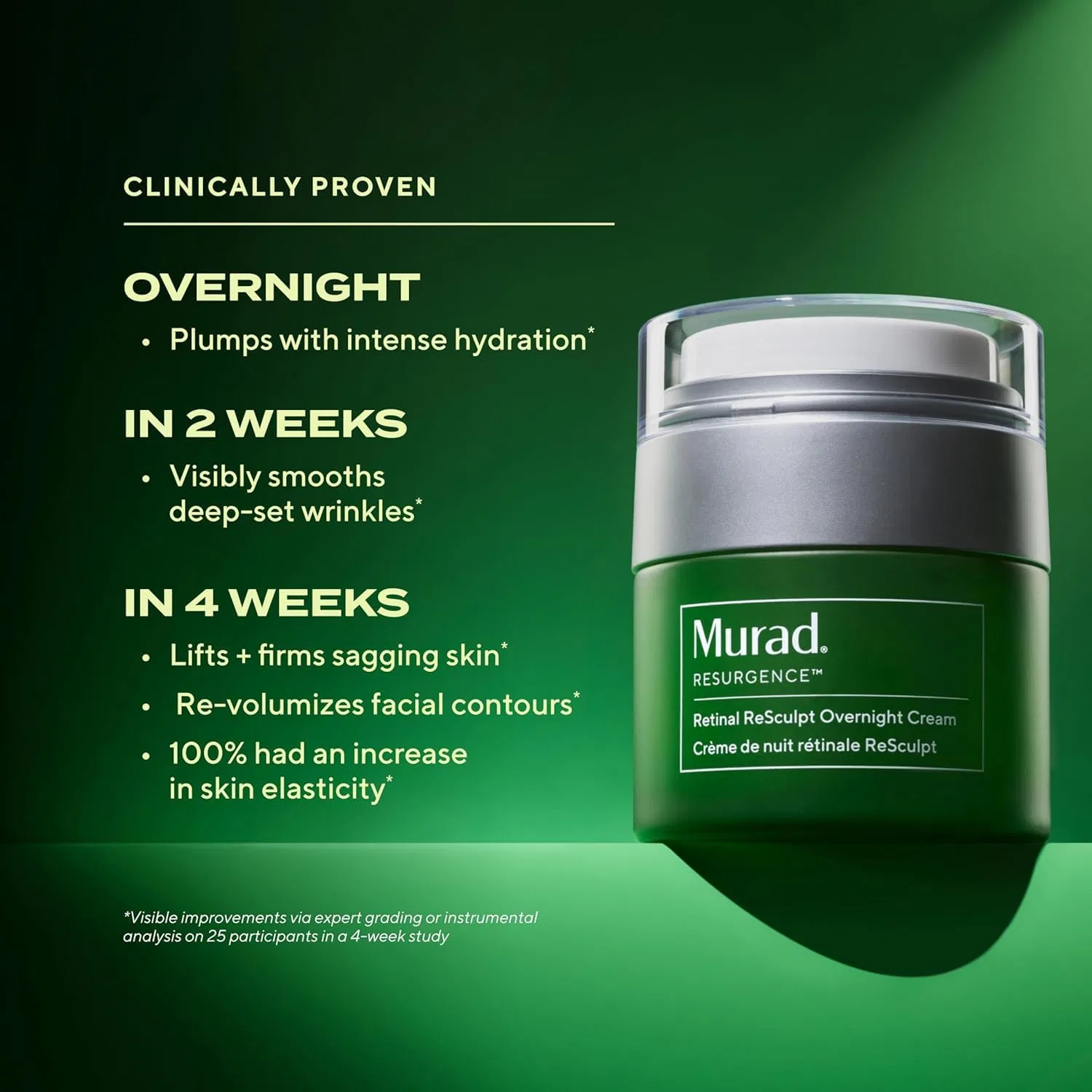 Ночной крем для лица и шеи «Retinal ReSculpt Overnight Cream» от Murad Murad — фото 2