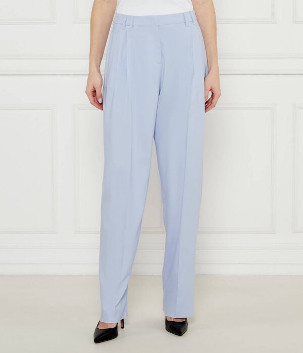 

Штаны изношены. Flare fit Marella, синий