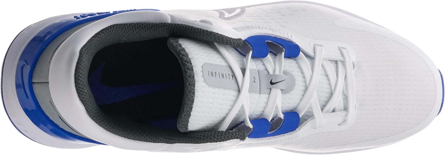 Мужские кроссовки Nike Infinity Pro 2, White Black Wolf Grey Game Royal — фото 3