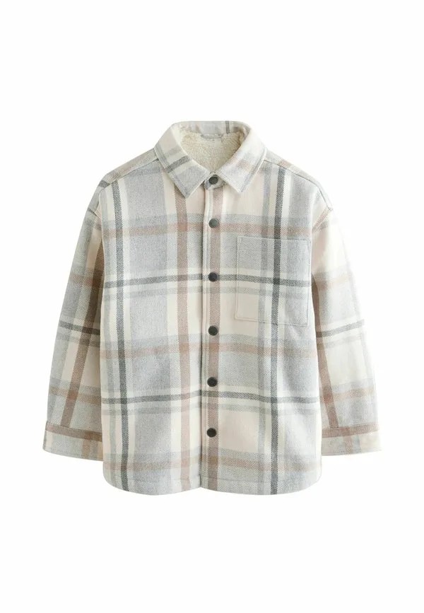 Легкая куртка на подкладке Next, Neutral Check Borg Lined