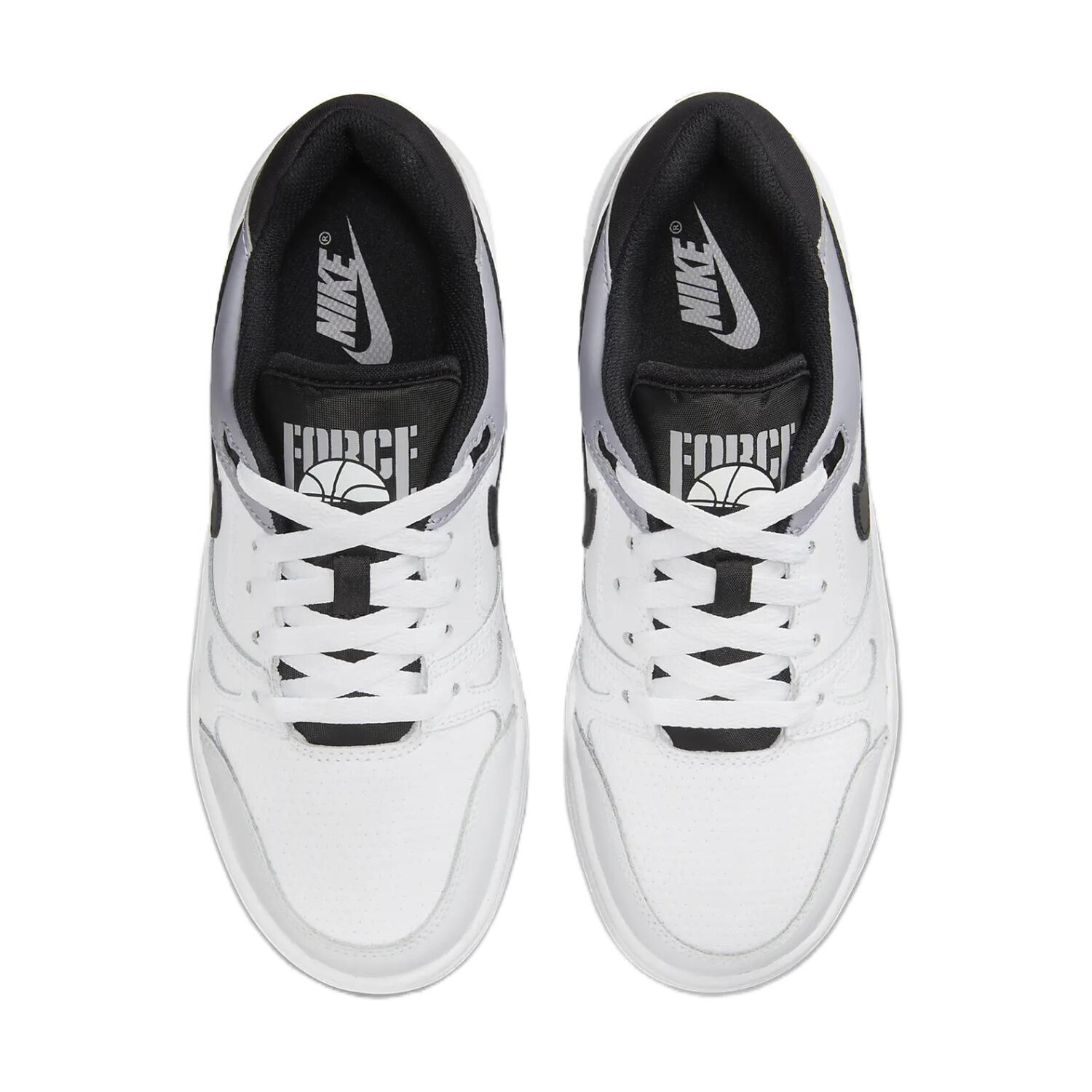 Кроссовки для скейтбординга Full Force Kids, низкие, белые/серые Nike, белый/серый — фото 4