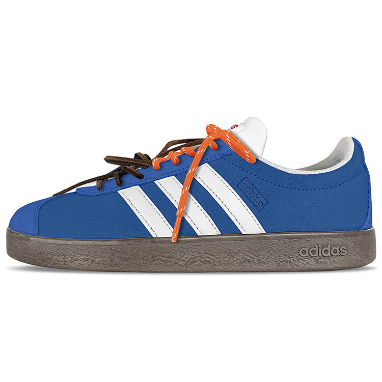 

Кроссовки adidas neo Vl Court Classic Skateboarding Shoes Unisex Low-top White, синий