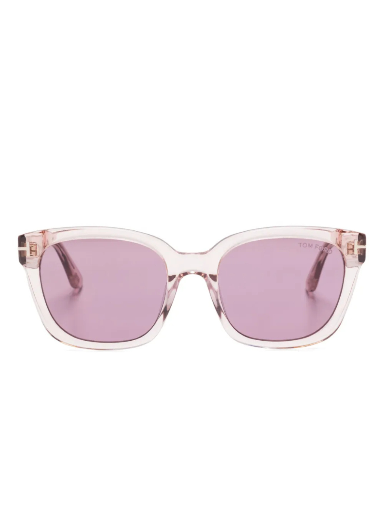 

Солнцезащитные очки TOM FORD Eyewear с полупрозрачной оправой, розовый