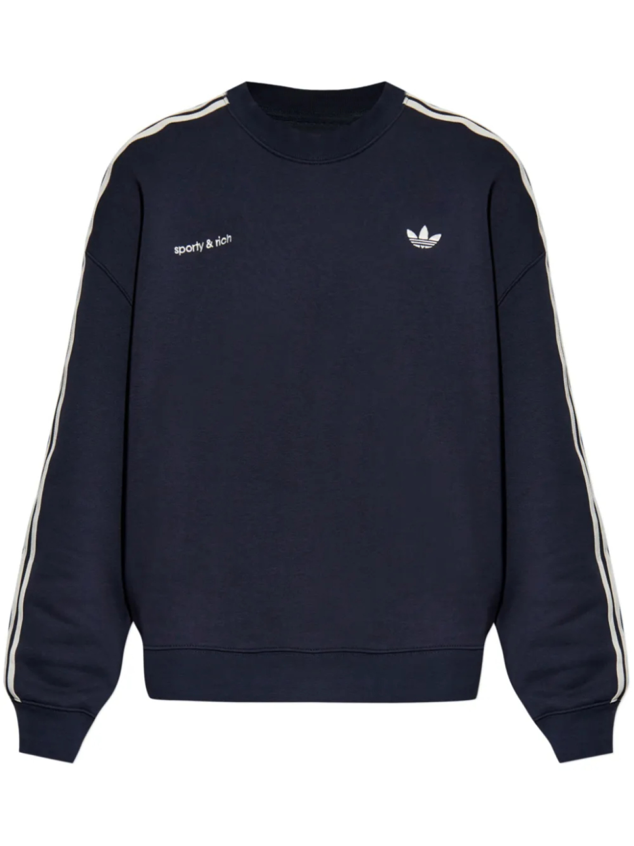 

Толстовка Adidas x Sporty & Rich с тремя полосками, синий