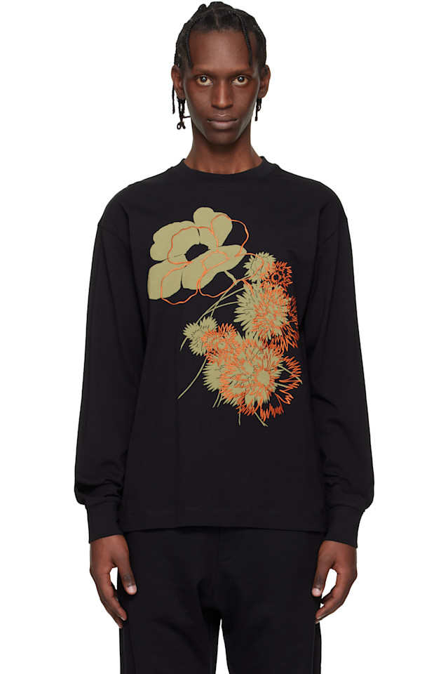 Dries Van Noten Футболка с цветочным принтом