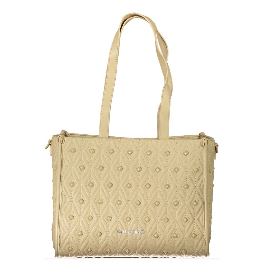 

Бежевая полиэтиленовая женская сумка Valentino Bags
