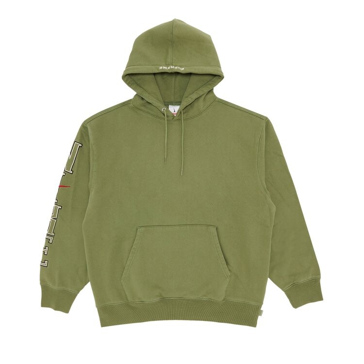

Толстовка Supreme x Nike Hooded Sweatshirt, зеленый