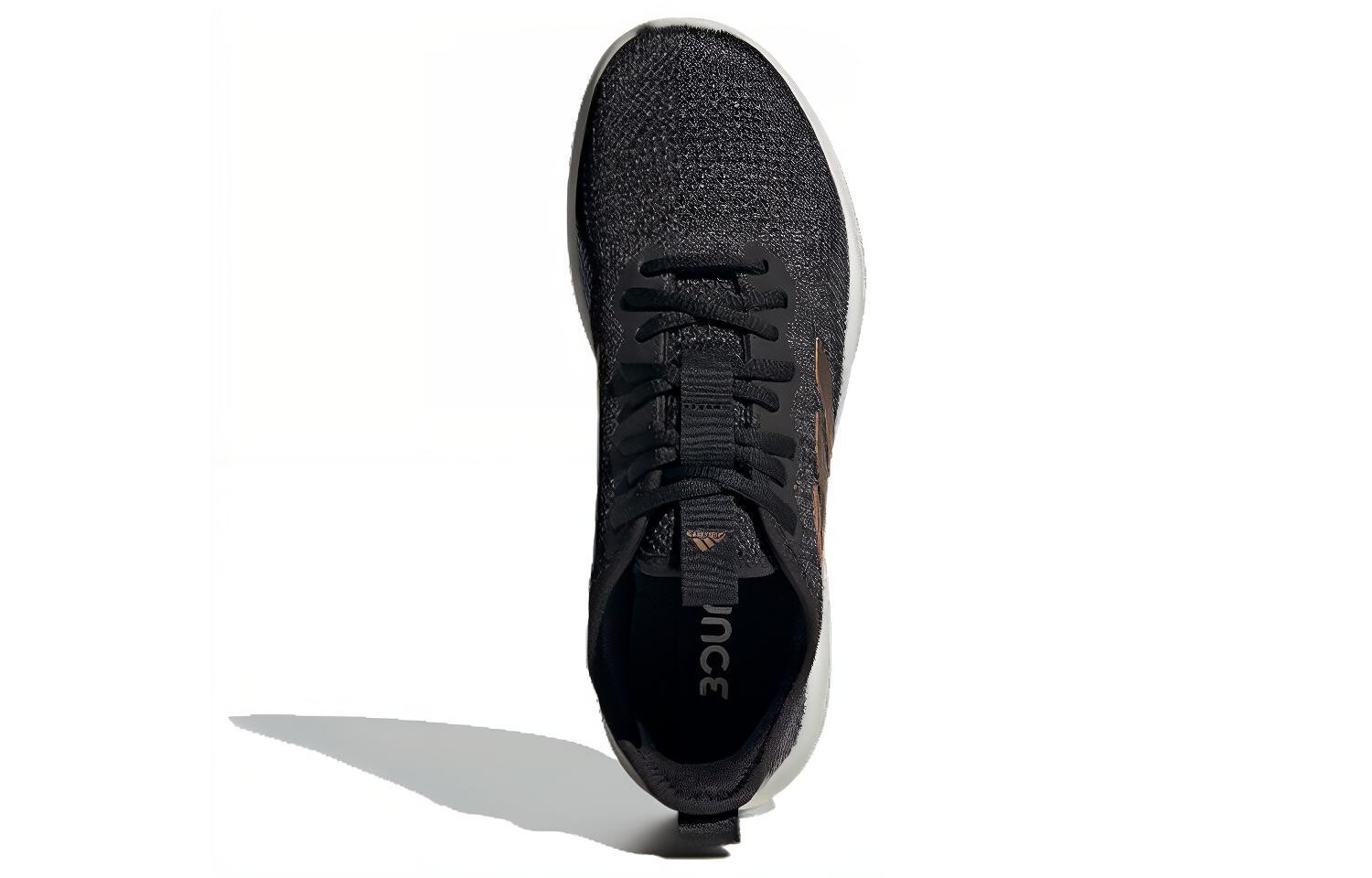 Кроссовки Fluidflow 1.0 Lifestyle женские с низким верхом, черные/золотые Adidas — фото 4