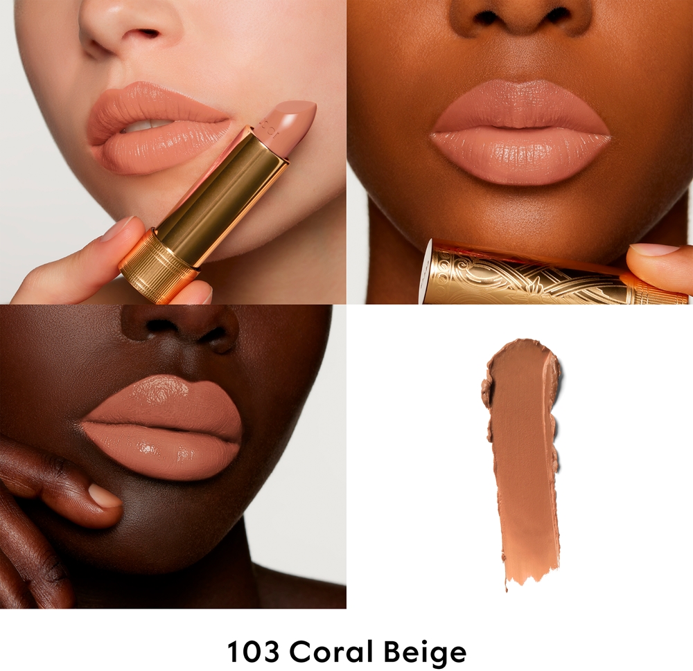 Сатиновая помада Gucci Beauty Rouge à Lèvres Сатиновая помада Gucci, atspalvis 103 coral beige 3,5 гр — фото 3