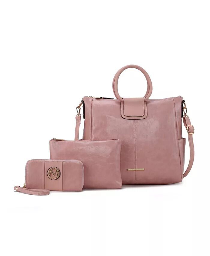 

Большая сумка Zuri с чехлом и кошельком от Mia K Mkf Collection, розовый