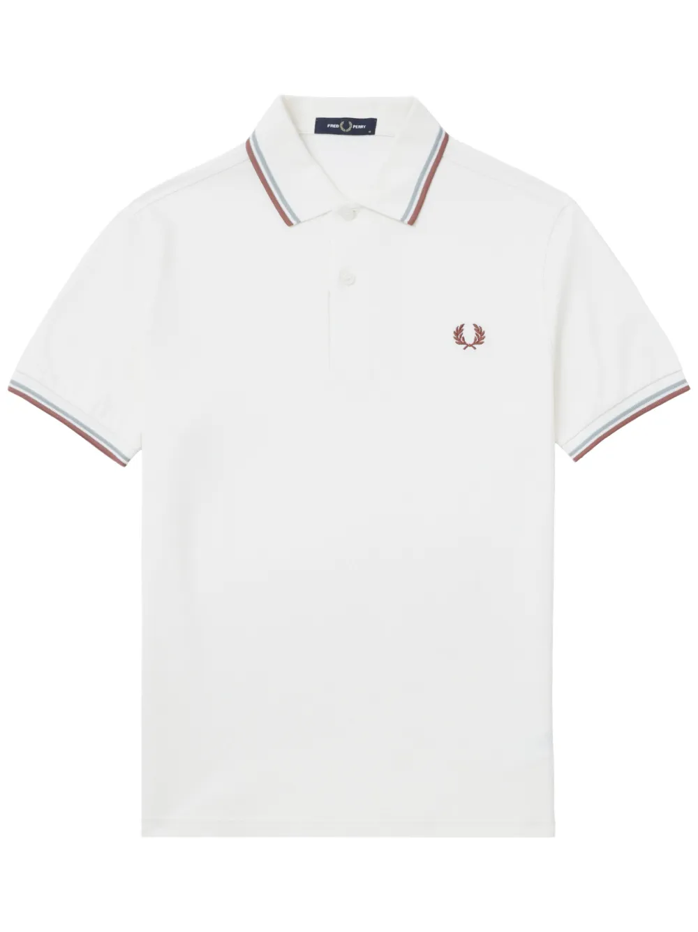 

Рубашка поло The Twin Tipped Fred Perry, белый