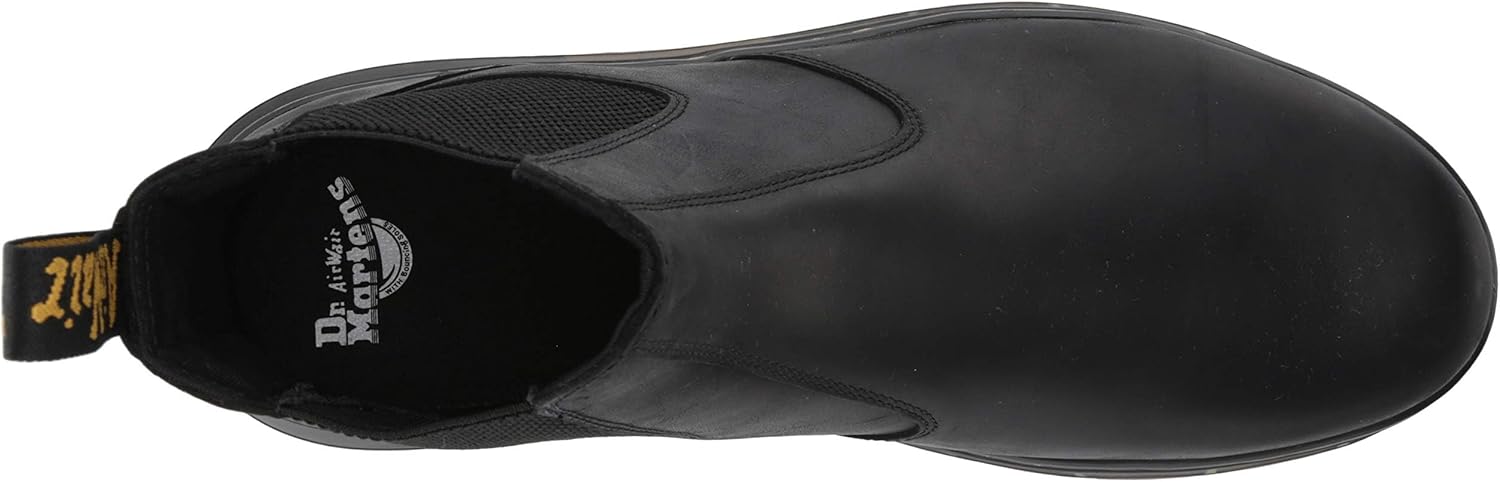 Унисекс-ботинки Dr. Martens Embury из кожи в стиле челси, черный — фото 3