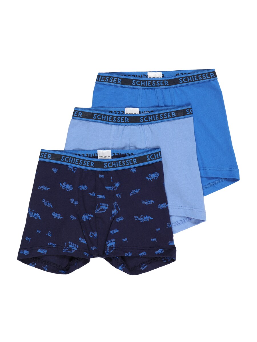 

Трусы SCHIESSER, цвет Royal blue/Ultramarine blue/Light blue