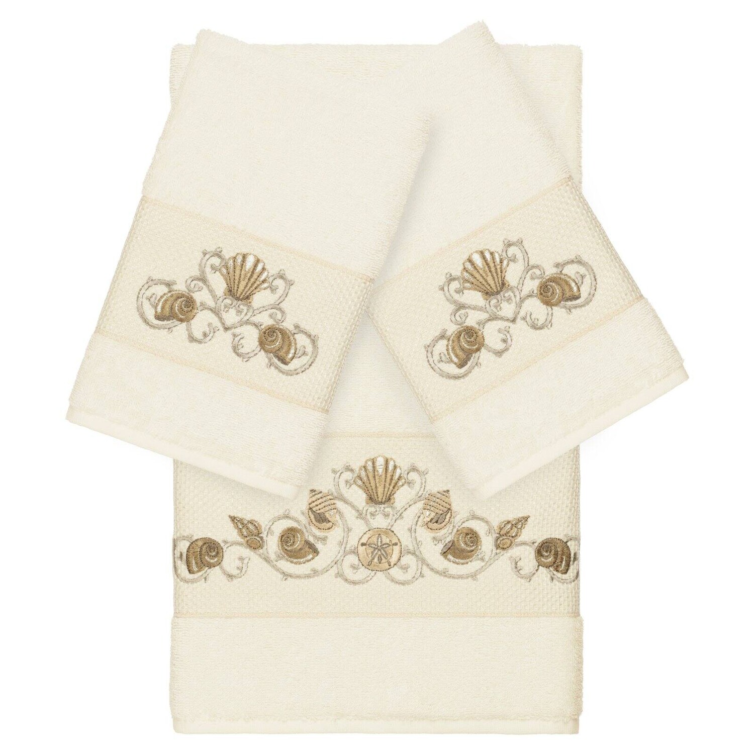 

Комплект полотенец Linum Home Textiles Bella, кремовый