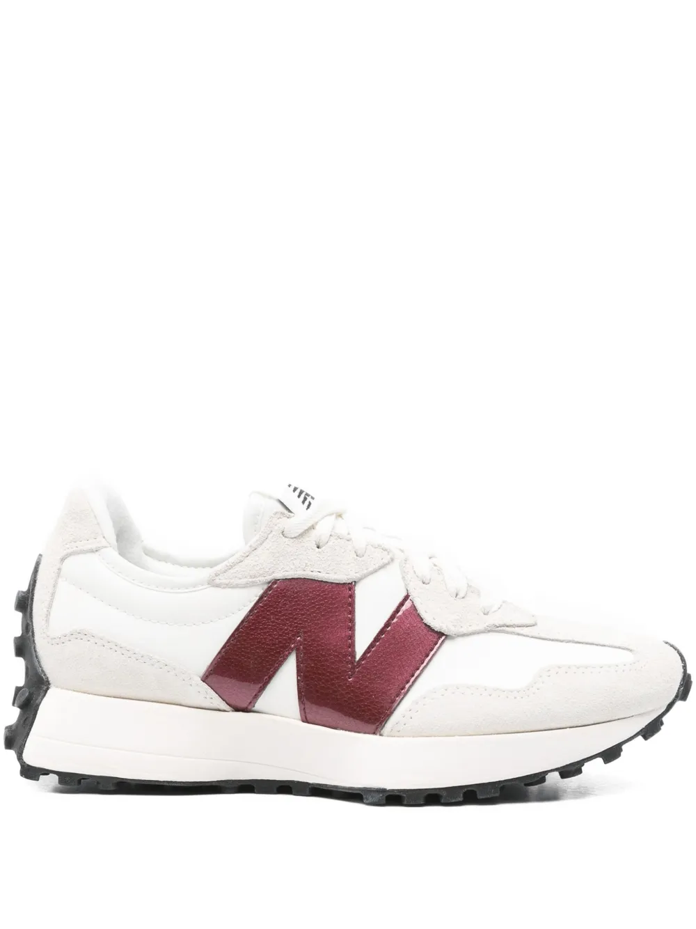 Кроссовки 327 с нашивкой-логотипом NEW BALANCE, белый