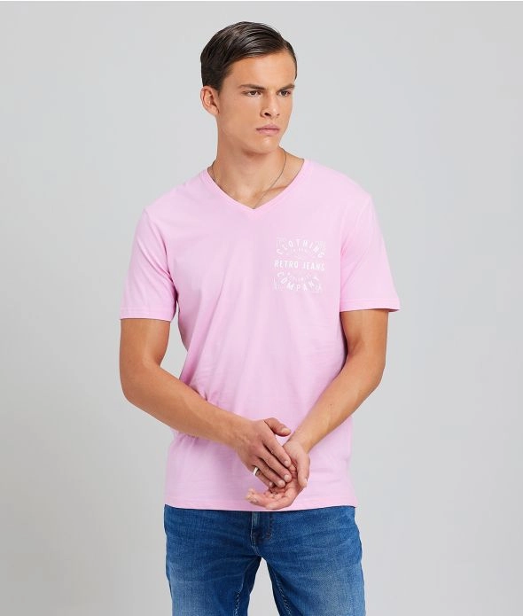 

Футболка Masari Retro Jeans, розовый