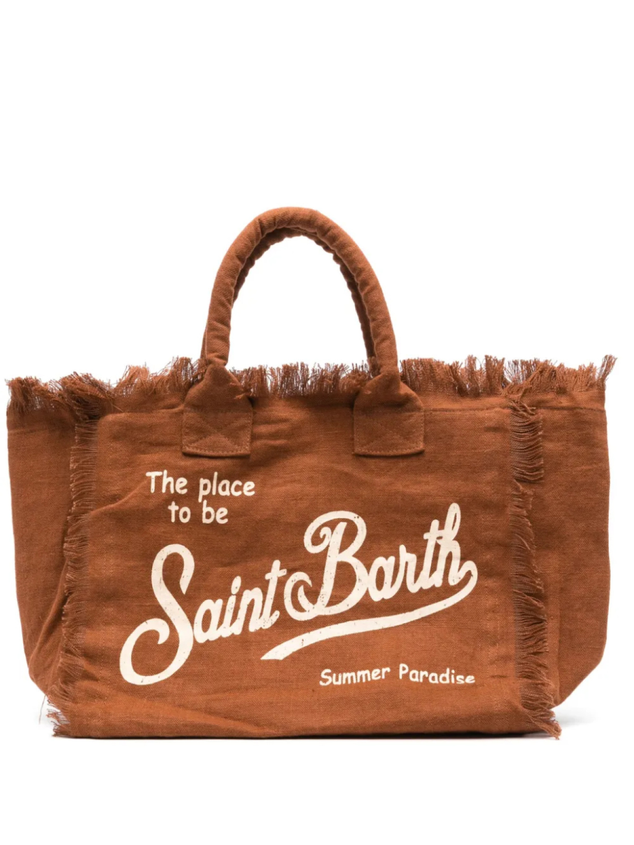 

Пляжная сумка Vanity с бахромой MC2 Saint Barth, коричневый