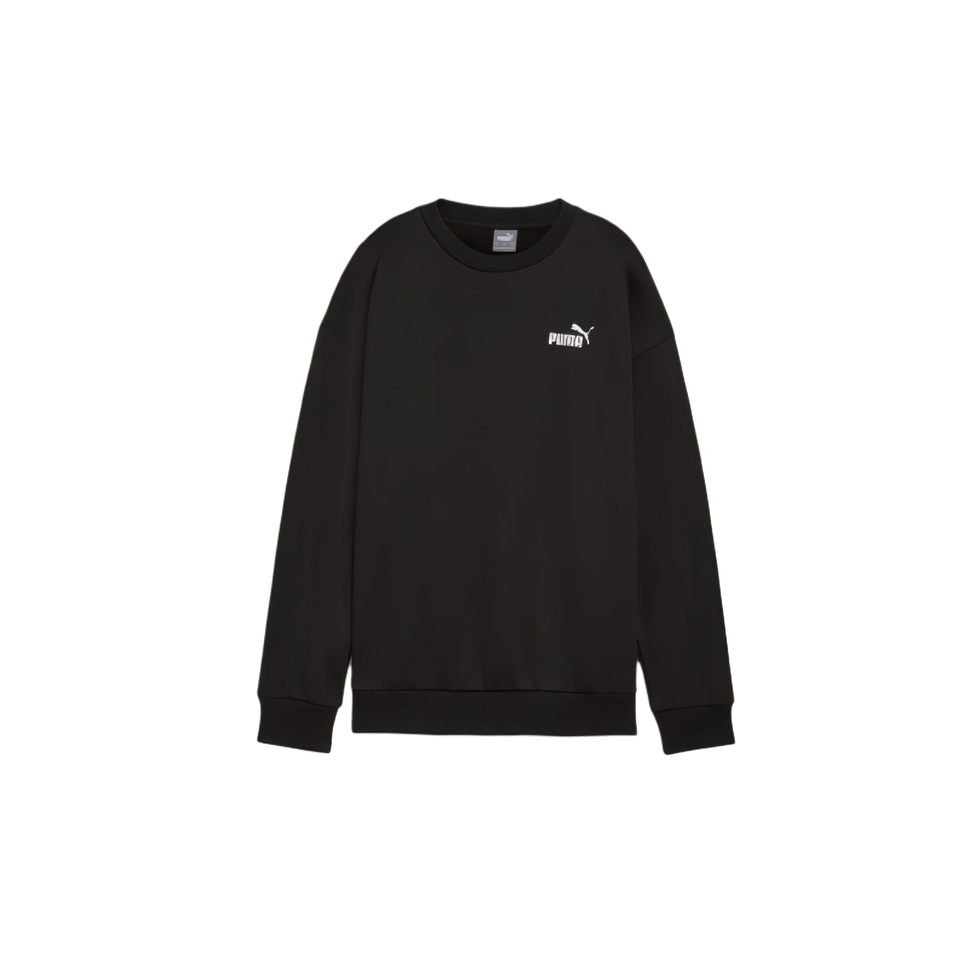 

Эссеншиалс Смол Номер 1 Лого Женский Расслабленный Круговой Свитер PUMA, Черный
