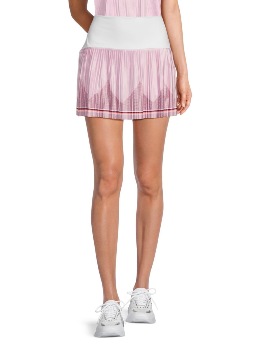 

Теннисная юбка в складку в цветных блоках K-Swiss, цвет Light Quartz