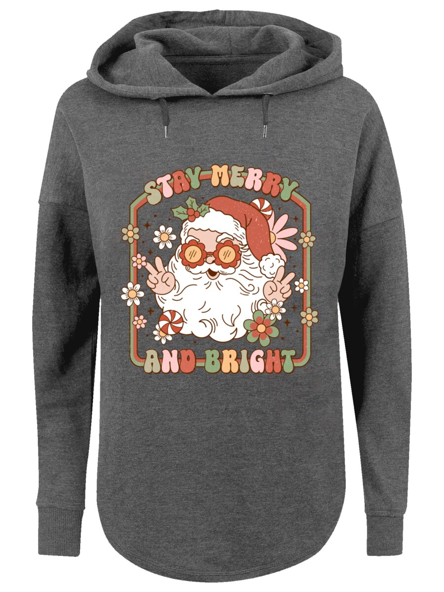 

Толстовка F4NT4STIC Stay Merry And Bright Hippie Santa, Dark grey