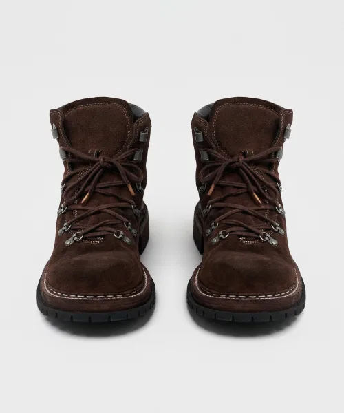 Ботинки Mount Brown из замши, LOSTGARDEN, короткие, на среднем каблуке