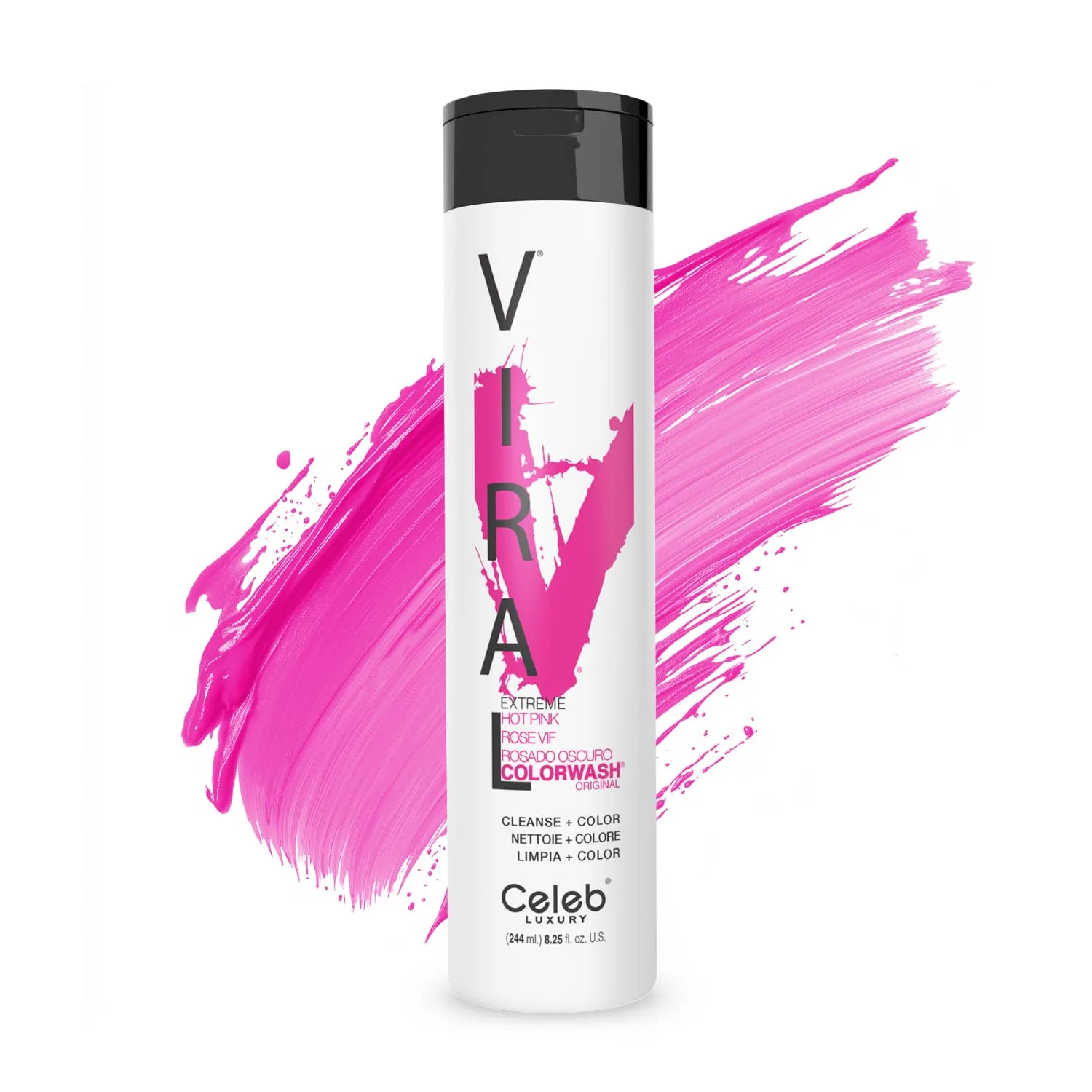 Шампунь-краситель Celeb Viral Extreme Hot Pink Colorwash Celeb Luxury