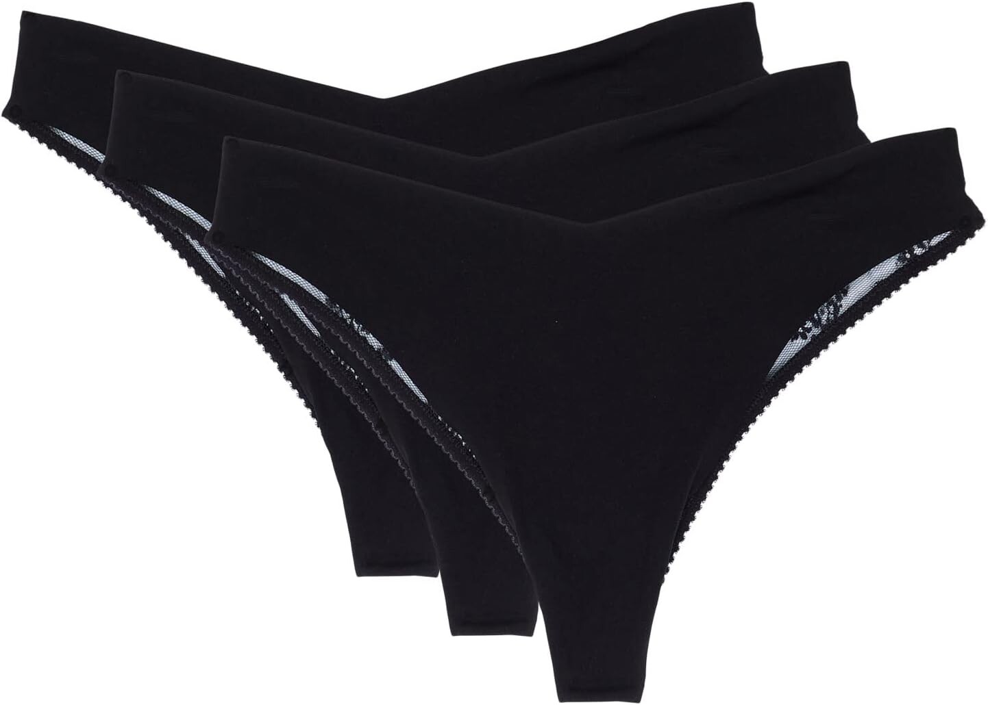 

Стринги Journelle Romy Jolie Thong 3-Pack, черный