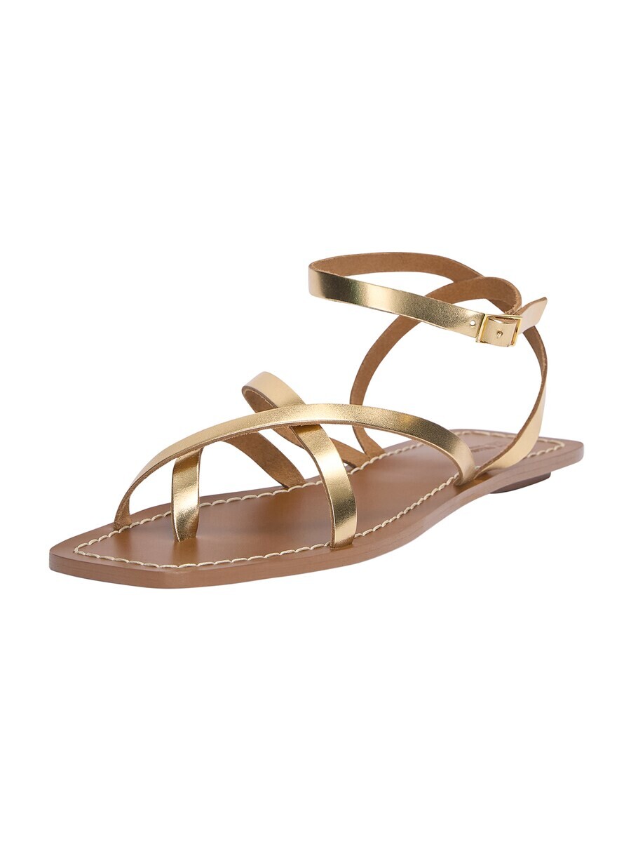 

Сандалии Pull&Bear Strap Sandals, золотой