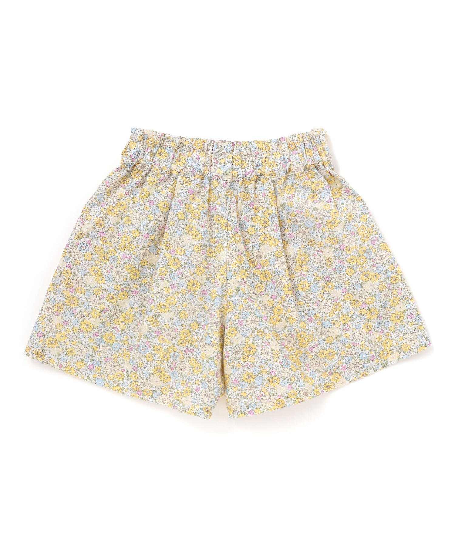 Комплект из блузки и шорт с цветочным принтом (95-150 см) BeBe Petits Pois Vert, Yellow — фото 2