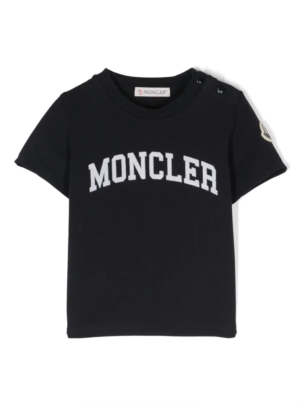 

Футболка с логотипом Moncler Enfant, синий