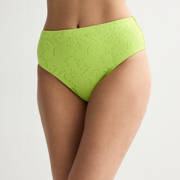 

Женские компрессионные плавки для плавания Freshwater, цвет solaria paisley lime