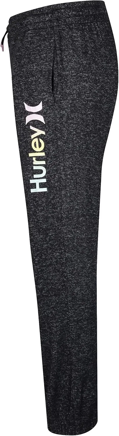 Детские спортивные брюки Hurley из мягкой вязки, Black Heather — фото 3