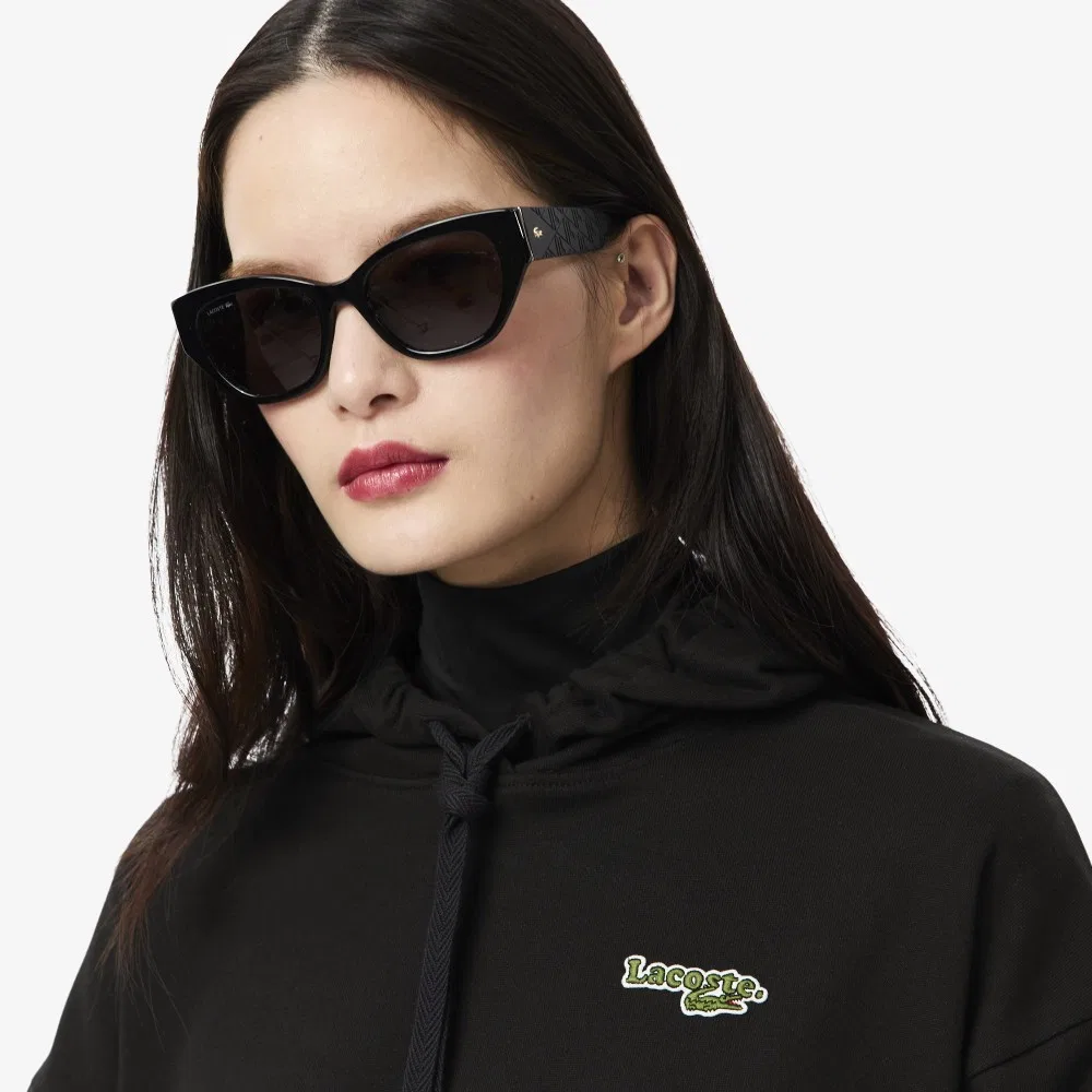Худи Lacoste Soft Branding, черный — фото 2