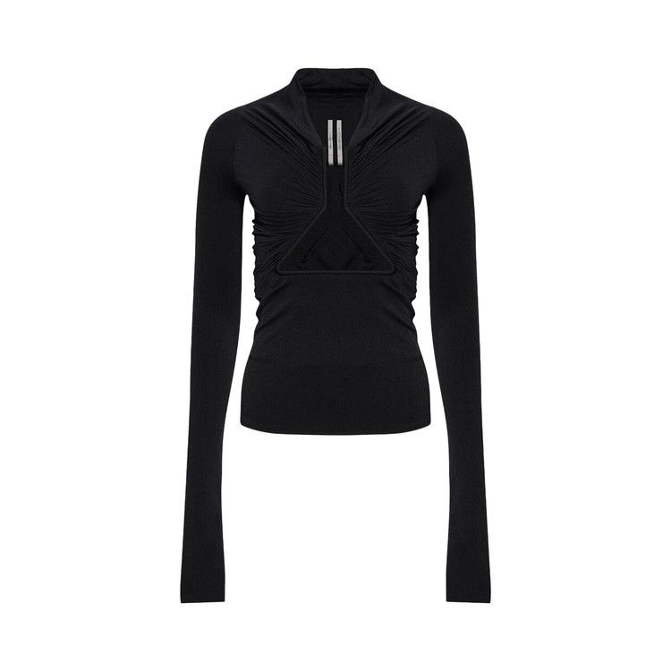 

Топ Rick Owens Jersey Long-Sleeve Prong Top, Black