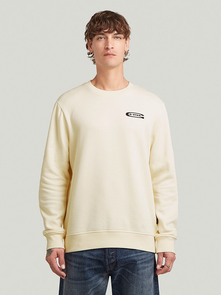 

G-Star Свитшот кремового цвета