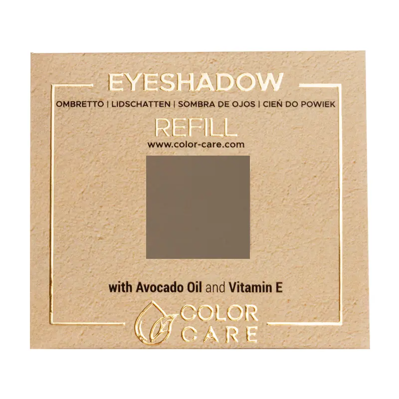 

Матовые веганские тени для век - 079 серый тик Color Care Matte - Brown, 2 гр